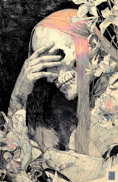 Surreal Vanitas Close-Up