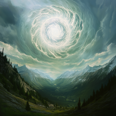 Mystical Mountain Mandala