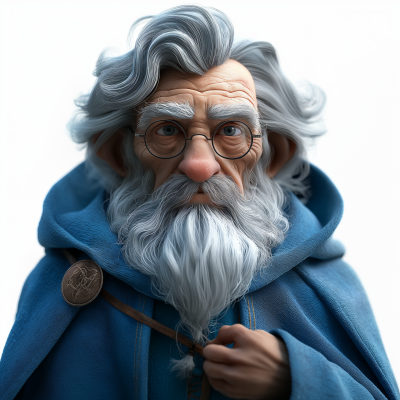 Powerful Wizard Character