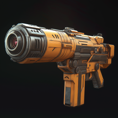 Futuristic Space Weapon