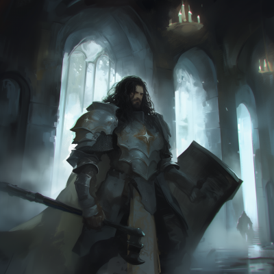 Paladin in Moonlit Armor