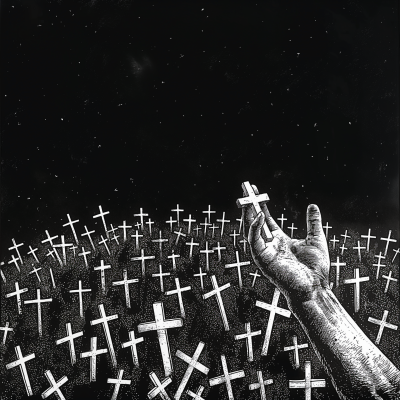 Hand Drawn Crosses
