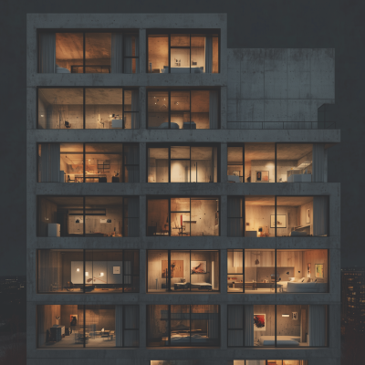 Residential Building Rendering