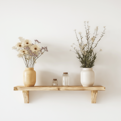Minimalist White Farmhouse Interior