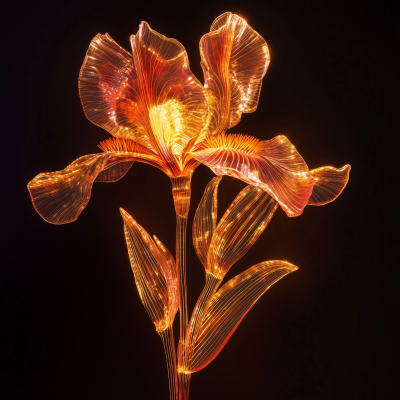 Holographic Iris Plant