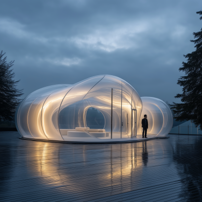Transparent Inflatable Pavilion