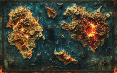 Elemental World Map