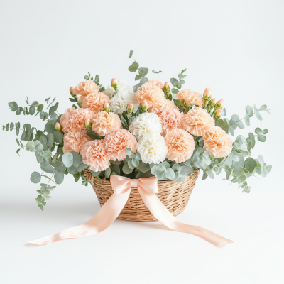 Pastel Flower Basket