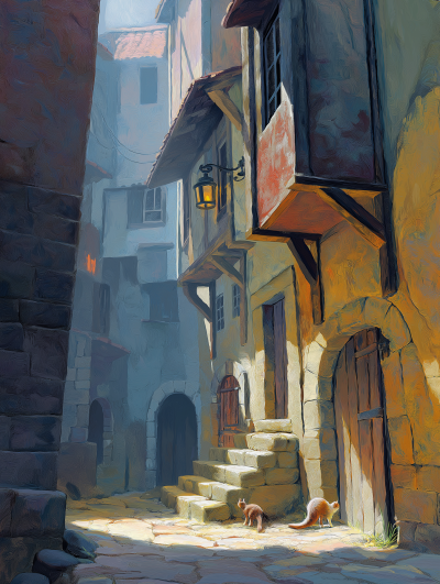 Medieval Alleyway