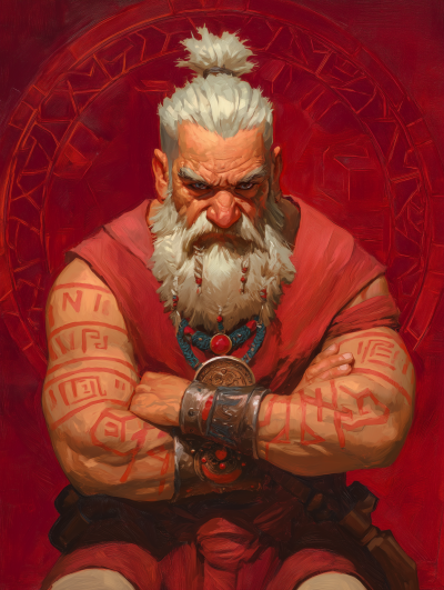 Dwarven Warrior Portrait
