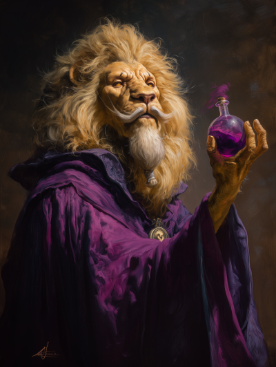 Magical Leonin Wizard