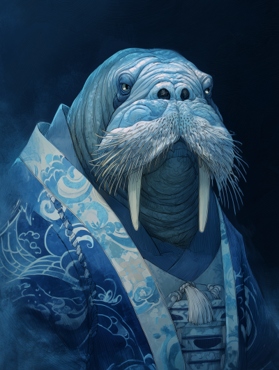 Anthropomorphic Walrus Ogre