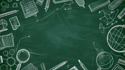 Framed Dark Green Chalkboard