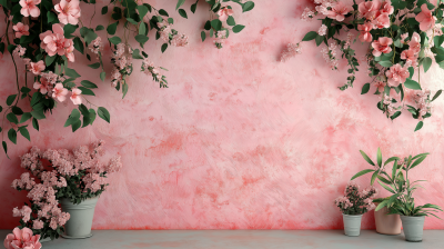 Pink Floral Texture