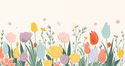 Spring Flowers Background