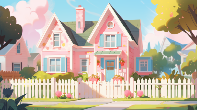 Colorful Cartoon House