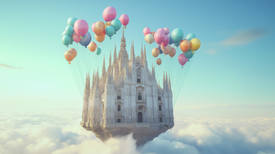 Cathedral of Milan in the Sky