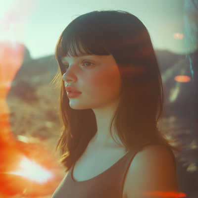 Psychedelic Sci-Fi Woman
