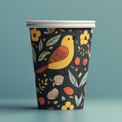 Illustrative Paper Cup Design