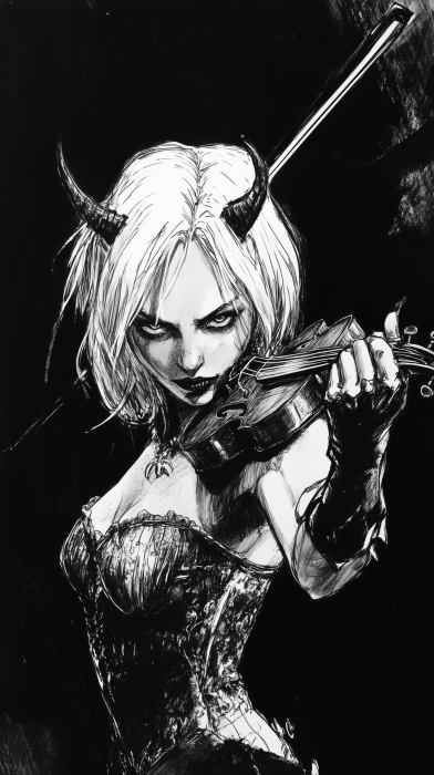 Demon with Violin