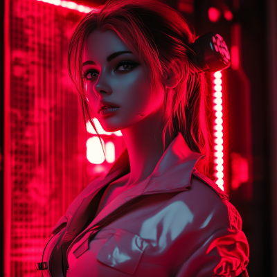 Cyberpunk Female Character