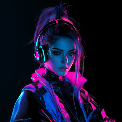 Cyberpunk Cosplay Character