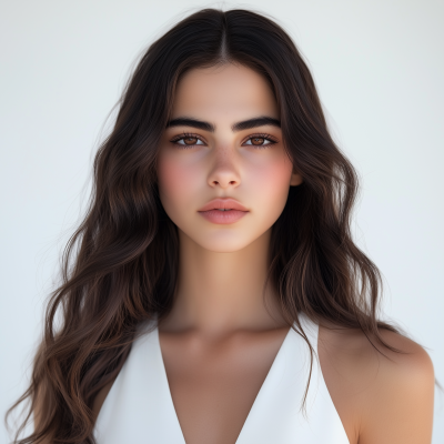 Elegant Saudi Model Portrait