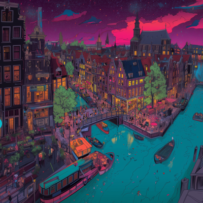 Amsterdam Adult Cartoon