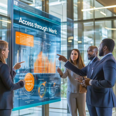 Access Through Merit Infographic