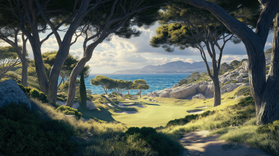 Stunning Pebble Beach Golf Hole