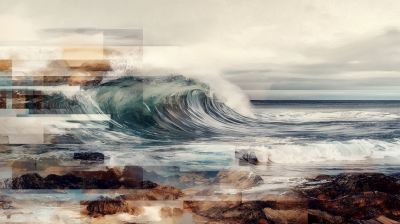 Neutral Abstract Landscape