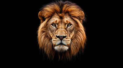 Majestic Lion Head