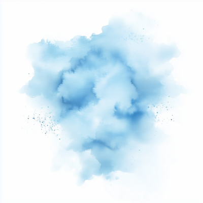 Blue Watercolor Stain