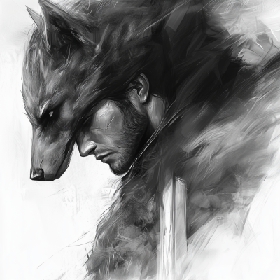 Wolf Hooded Warrior