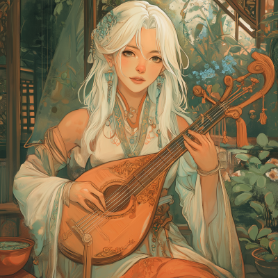 Bard in a Tea House