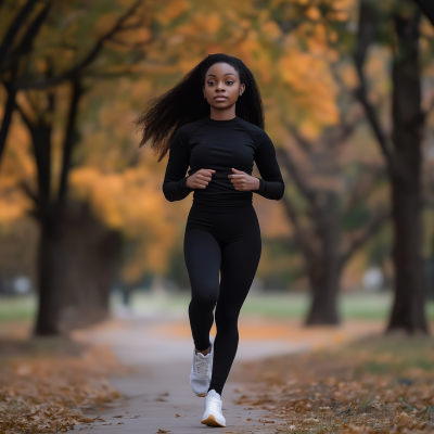 Jogging in the Fall