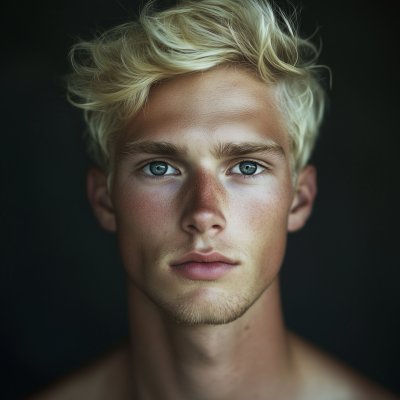 Blonde Male Portrait