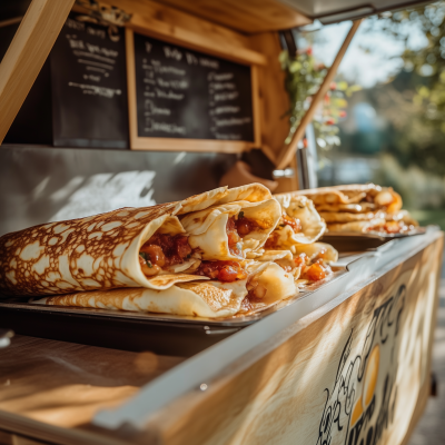Delicious Crepe from Food Truck
