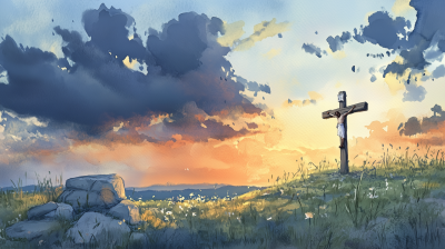 Sunset on the Cross