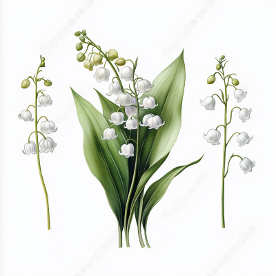 Delicate Lilies of the Valley