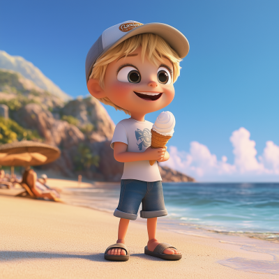 Pixar Style Illustration