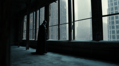 The Batman Looking Out