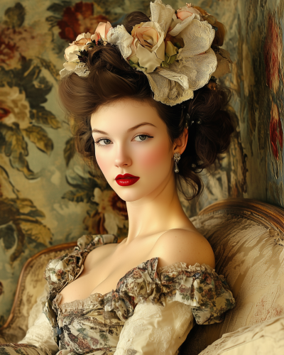 Elegant Athletic Woman Portrait