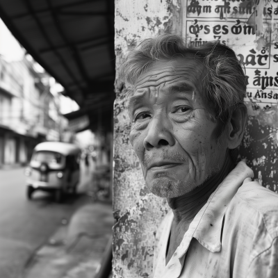 Black and White Street View