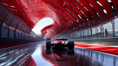 Model Catwalk at Monza Circuit