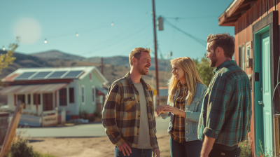 Happy Conversations in a Small Town