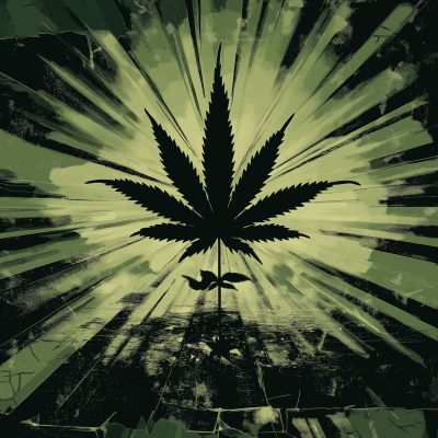 Cannabis Legalization Poster Background
