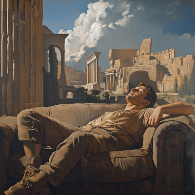 Daydreaming in an Ancient Roman City