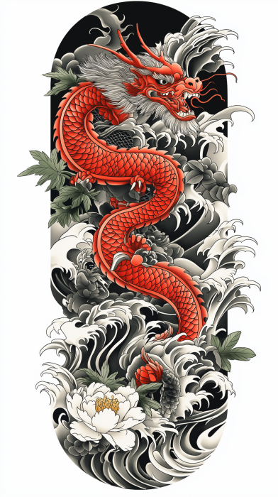 Japanese Irezumi Tattoo Design