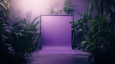 Empty Dark Photography Backdrop